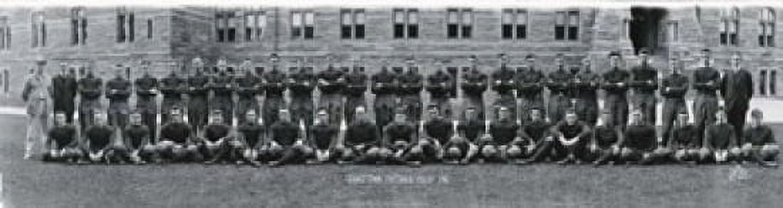 Georgetown U Football Squad Canvas Art - Panoramic Images (46 x 12)