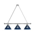 thumbnail image 1 of Georgetown University 3 Shade Billiard Light with Chrome FIxture, 1 of 5