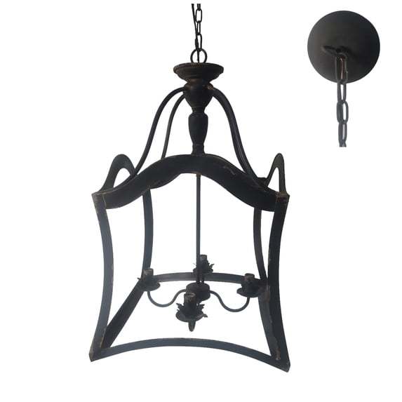 Georgia 31.5"H Metal Chandelier