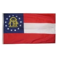 thumbnail image 1 of Georgia - 4'X6' Nylon Flag, 1 of 1