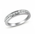 thumbnail image 1 of Georgia Anniversary Band Ring Cz Silver Princess Womens Ginger Lyne Collection, 1 of 5
