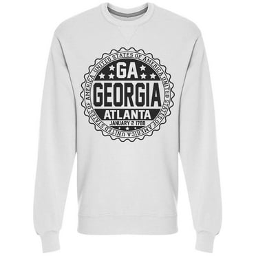 Georgia, Atlanta January 2 1788  Sweatshirt Men -Image by Shutterstock, Male Small
