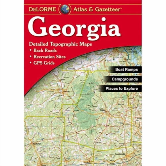 Georgia Atlas & Gazetteer Folded Map