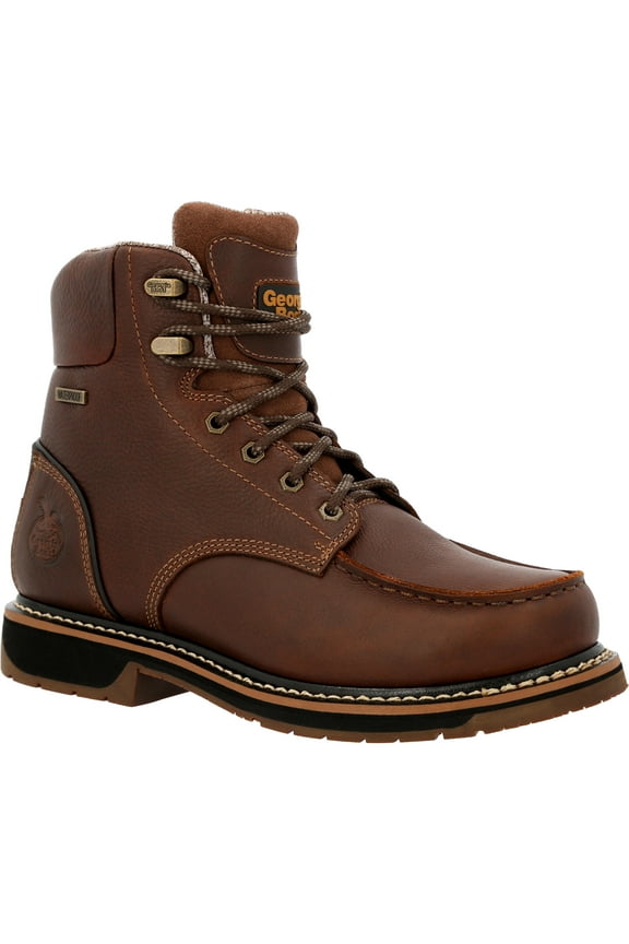 AMP LT Edge Waterproof Moc-Toe Work Boot Size 12(M)