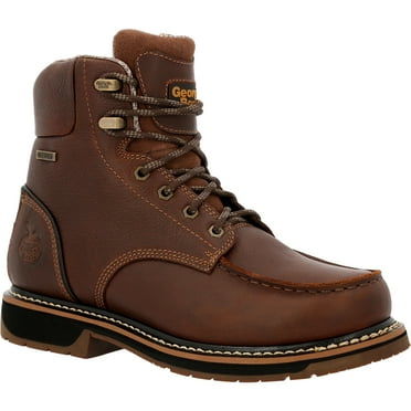 Georgia Boot AMP LT Edge Waterproof Moc-Toe Work Boot Size 8.5(M)