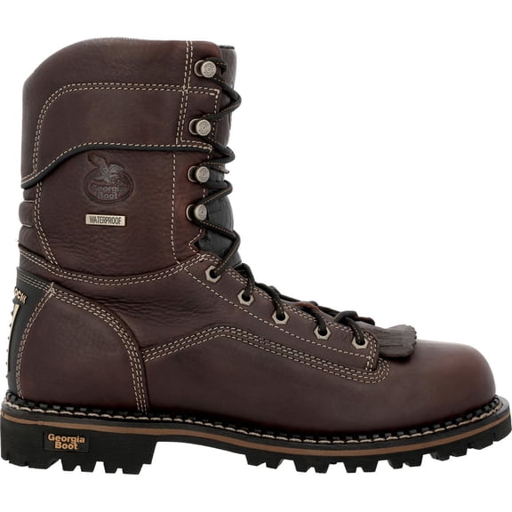 Georgia Boot AMP LT Logger Composite Toe Low Heel Waterproof Work Boot