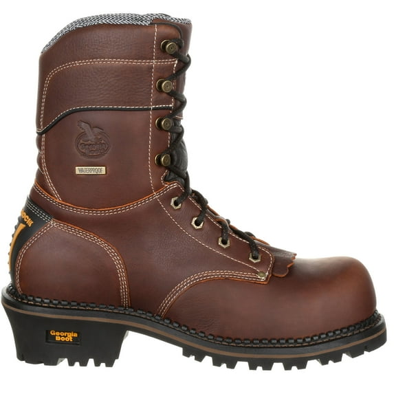 Georgia Boot AMP LT Logger Composite Toe Waterproof Work Boot