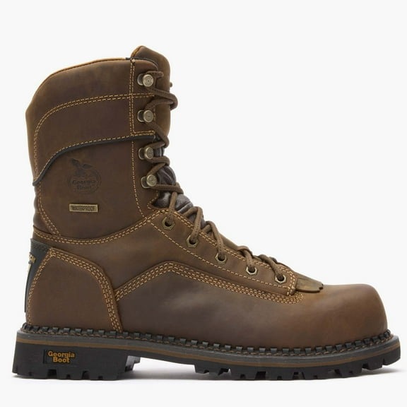 Georgia Boot AMP LT Low Heel Logger Composite Toe Waterproof Work Boot