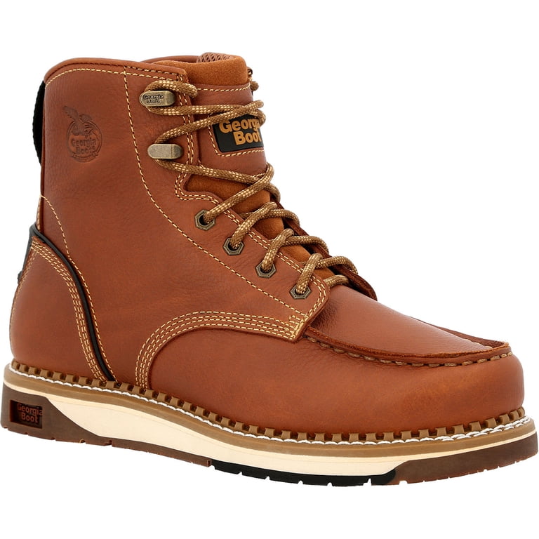 Georgia Boot AMP LT Wedge Moc-Toe Work Boot Size 9.5(M 