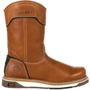 Georgia Boot AMP LT Wedge Pull On Work Boot, Brown, Size 10M