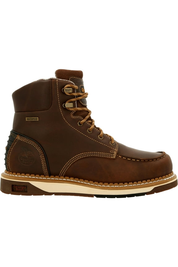 AMP LT Wedge Waterproof Moc-Toe Work Boot