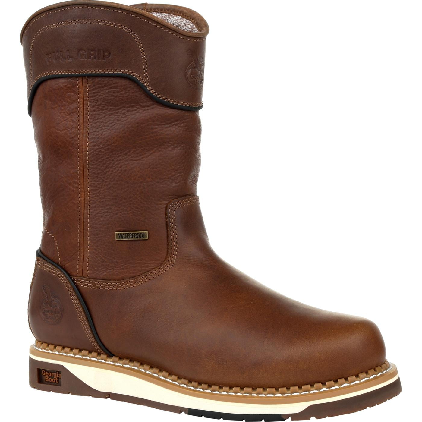 Georgia boot muddog steel toe waterproof wellington outlet