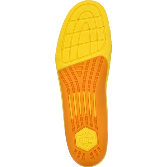 Georgia Boot AMP Support Plus Insole, Yellow, Size Large(YEL)