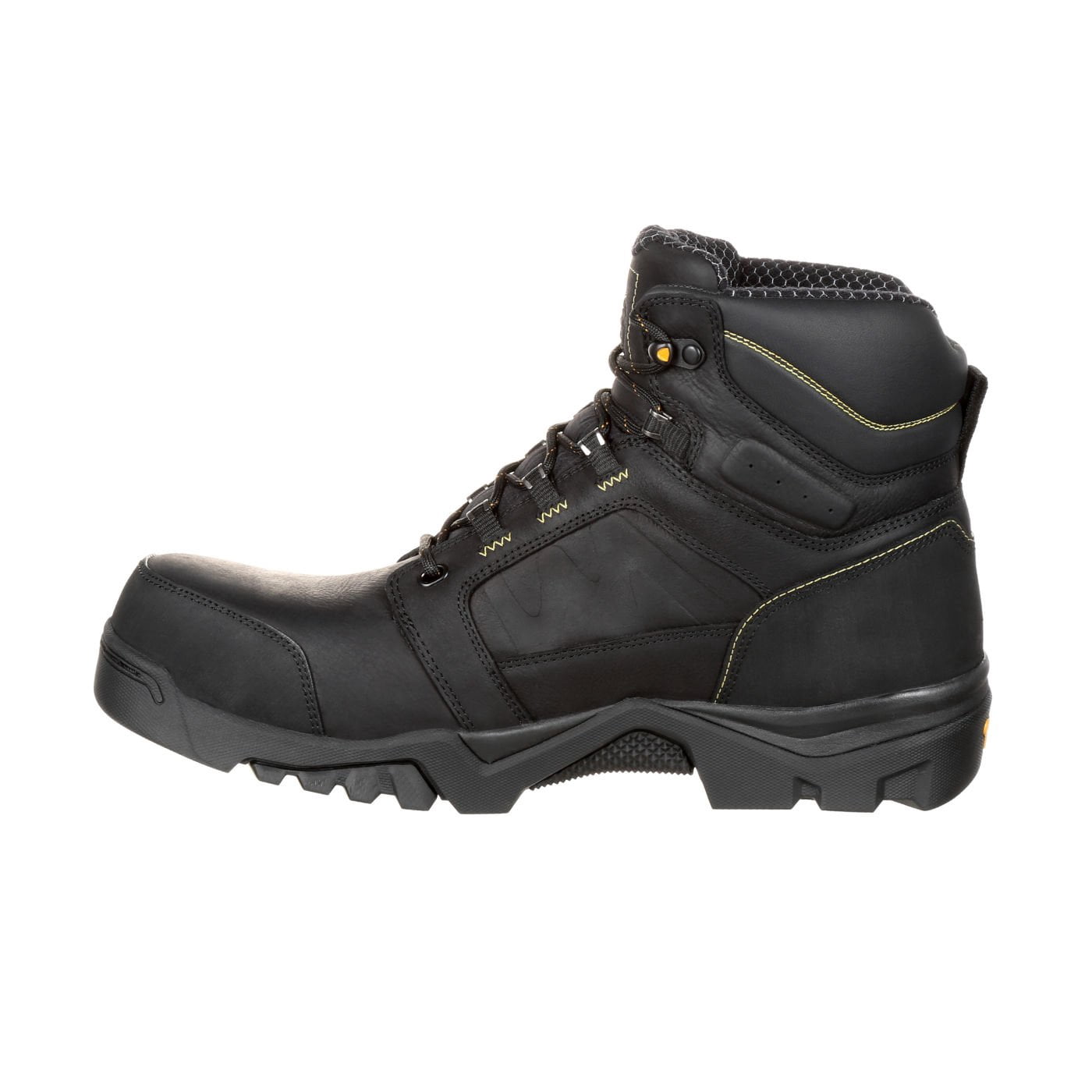 Georgia Boot Amplitude Composite Toe Waterproof Work Boot - 5" Hiker Style, EH Rated, Slip/Oil Resistant