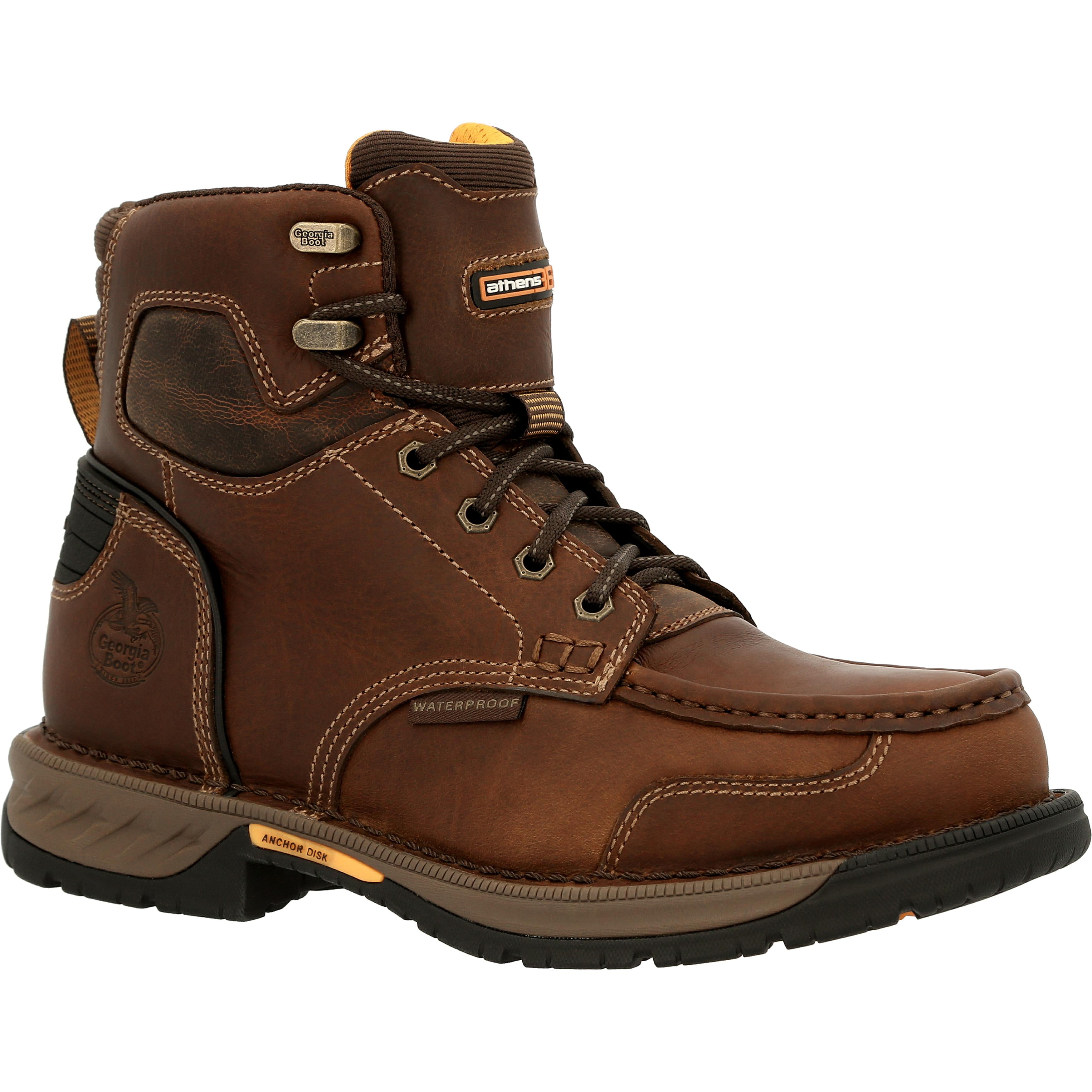 Georgia Boot Athens 360 Waterproof Steel Toe Work Boot Size 9.5 M