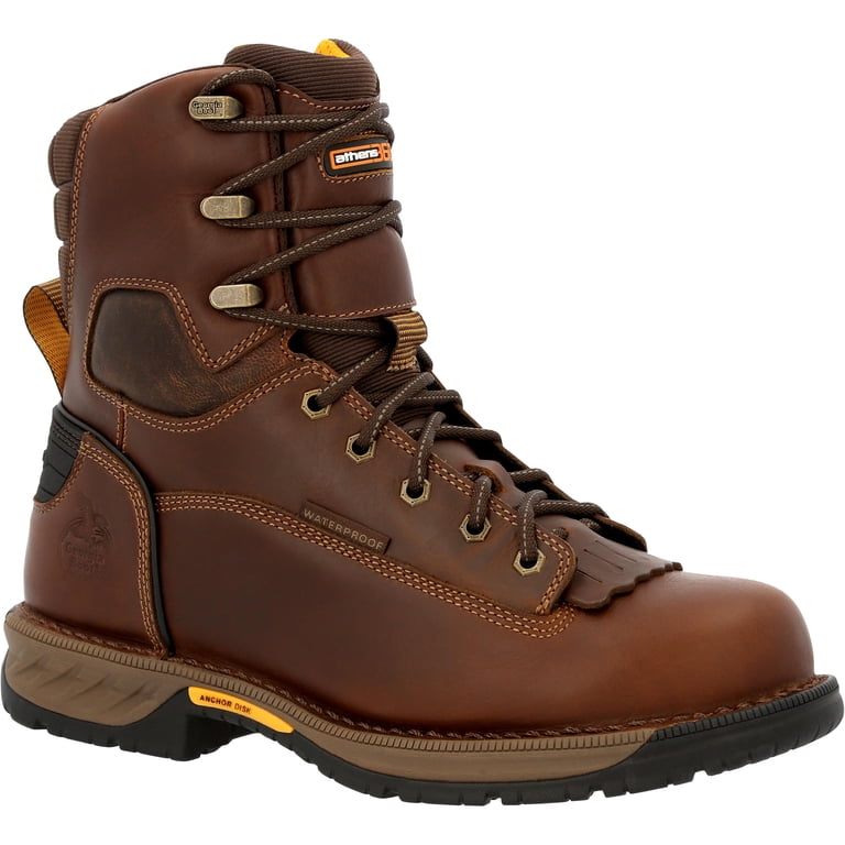 Georgia Boot Size 13 Waterproof Boots GEORGIA BOOT Men's G7334 Brookville Steel Toe Waterproof Work Boots, Size 13  W