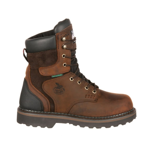 Men's Georgia BROOKVILLE Steel Toe Boots BROWN 13 W