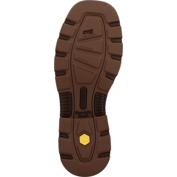 Georgia Boot Carbo-Tec FLX Alloy Toe Pull-on with InsulKulâ„¢ Work Boot in Brown/Tan