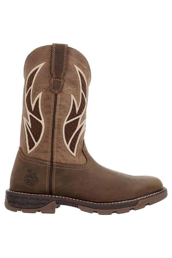 Carbo-Tec FLX Pull-on with InsulKul™ Work Boot in Brown/Tan