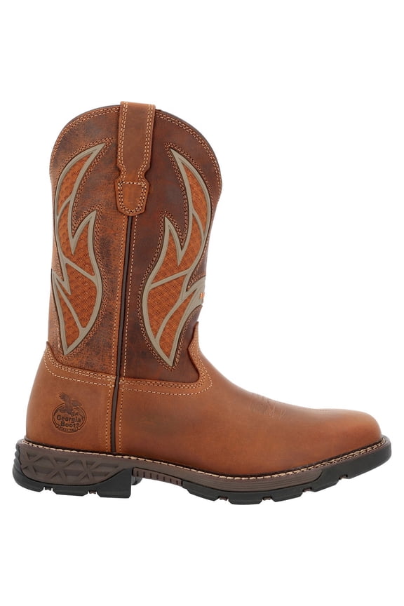 Carbo-Tec FLX Pull-on with InsulKul™ Work Boot in Brown/Brick