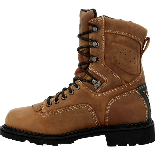 Georgia Boot Comfort Core Waterproof Low Heel Logger Work Boot