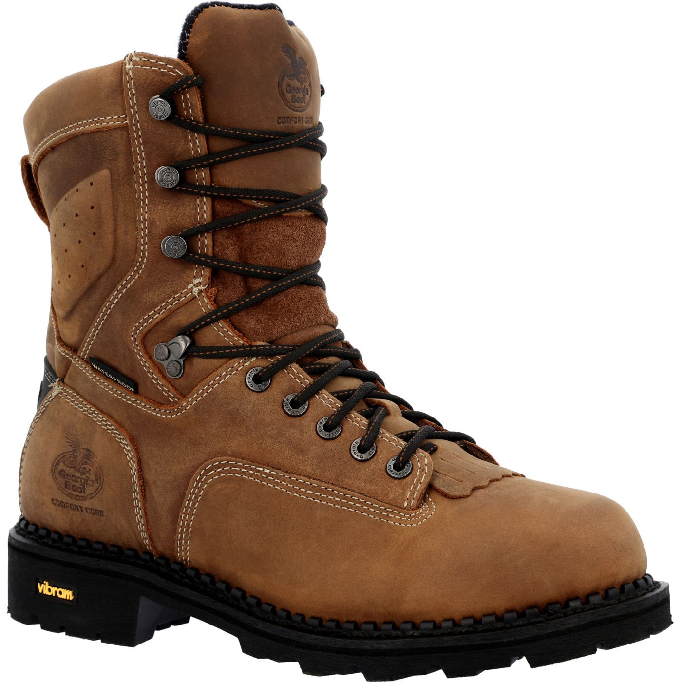 Georgia Boot Comfort Core Waterproof Low Heel Logger Work Boot Size 11.5 M Walmart