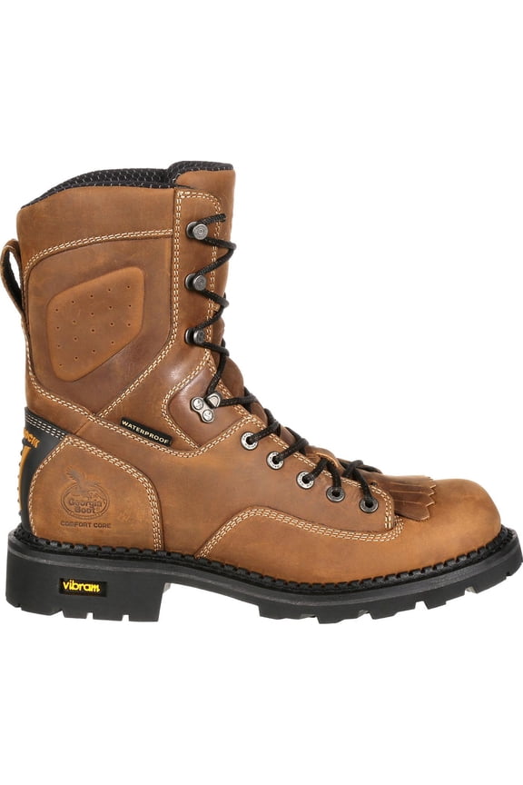 Comfort Core Waterproof Low Heel Logger Work Boot