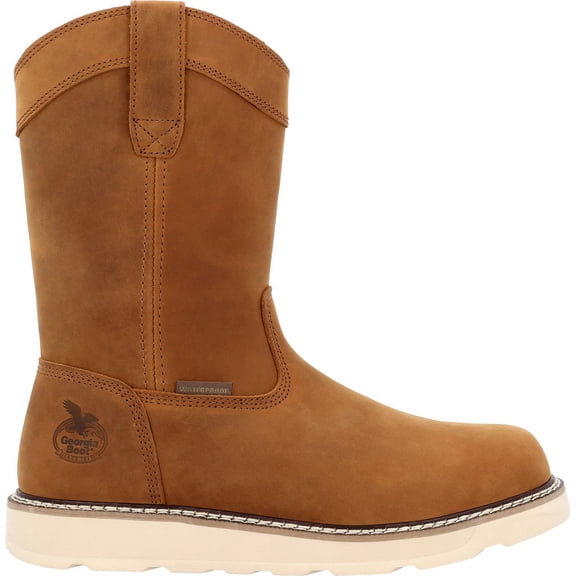 Georgia Boot Core 37 Wedge 10" Steel Toe Waterproof Pull-On Work Boot