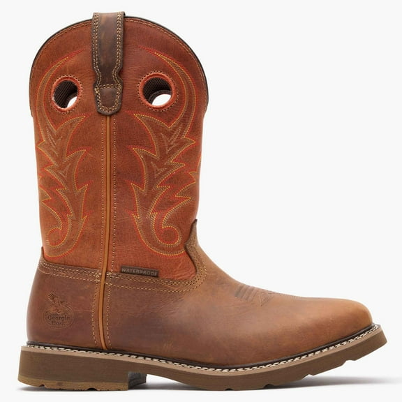 Georgia Boot Core 37 Western 11" Waterproof Pull-On Work Boot
