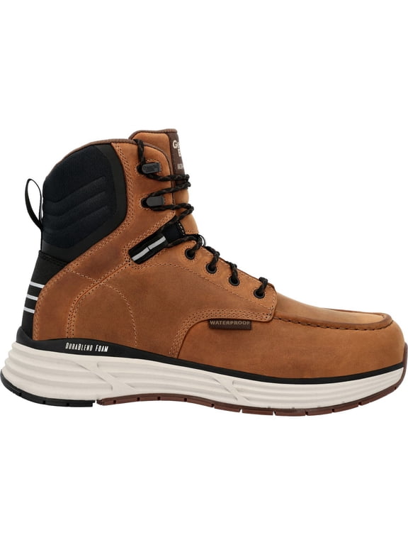 DuraBlend Sport Composite Toe Waterproof Work Boot, Brown, Size 10.5(M)