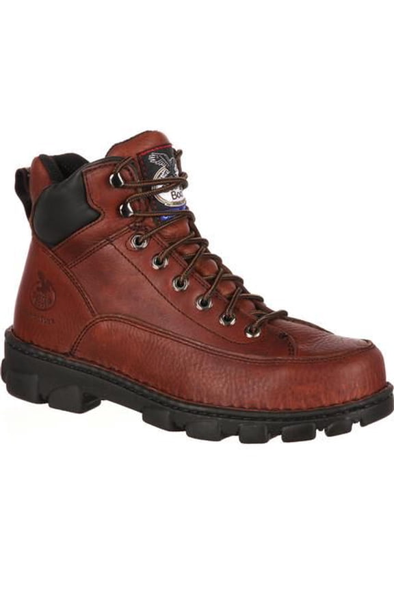 BOOT Men's 6" Eagle Light Wide Load Steel Toe Hiker Work Boot Soggy Copper Kettle - G6395
