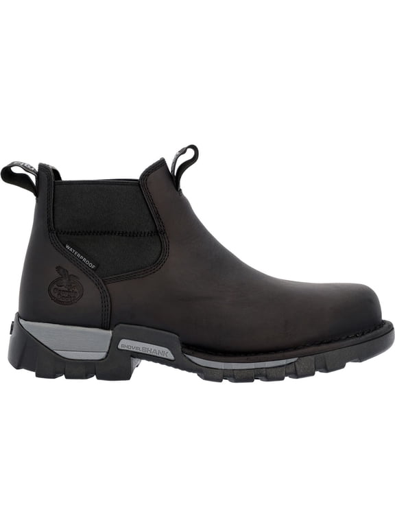 Eagle One Steel Toe Waterproof Chelsea Boot, Black, Size 11.5(M)