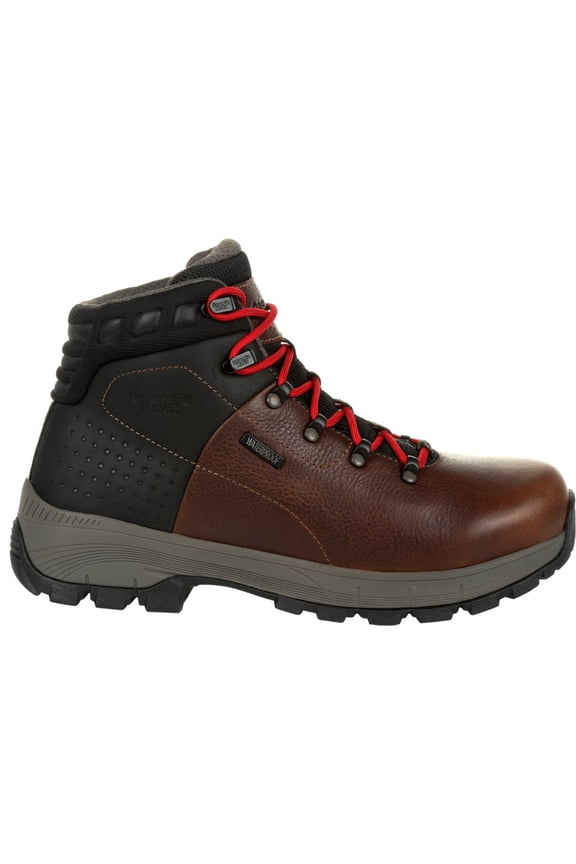 Eagle Trail Alloy Toe Waterproof Hiker in Brown/Black
