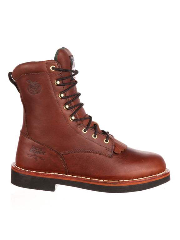 Farm and Ranch Lacer Work Boot, Barracuda Walnut, Size 11.5(W)