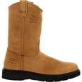 thumbnail image 1 of Georgia Men's WP Pull On Leather Tan Work Boots 14 W, 1 of 7