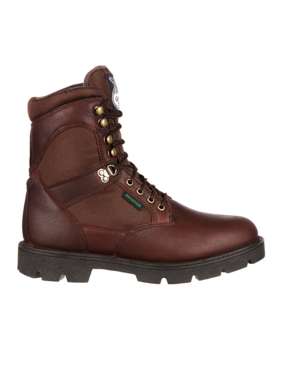 Homeland Waterproof Work Boot, Brown, Size 9.5(M)