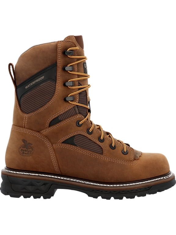 LTX Logger 9" Composite Toe Waterproof Work Boot, Brown, Size 11.5(W)