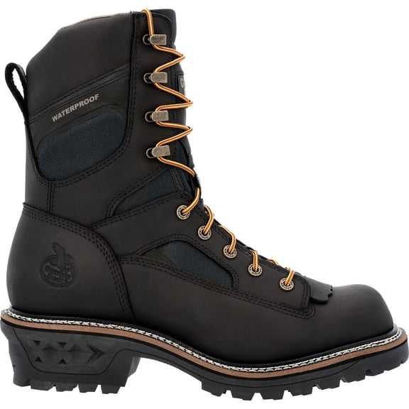 Georgia Boot LTX Logger Waterproof Black Work Boot