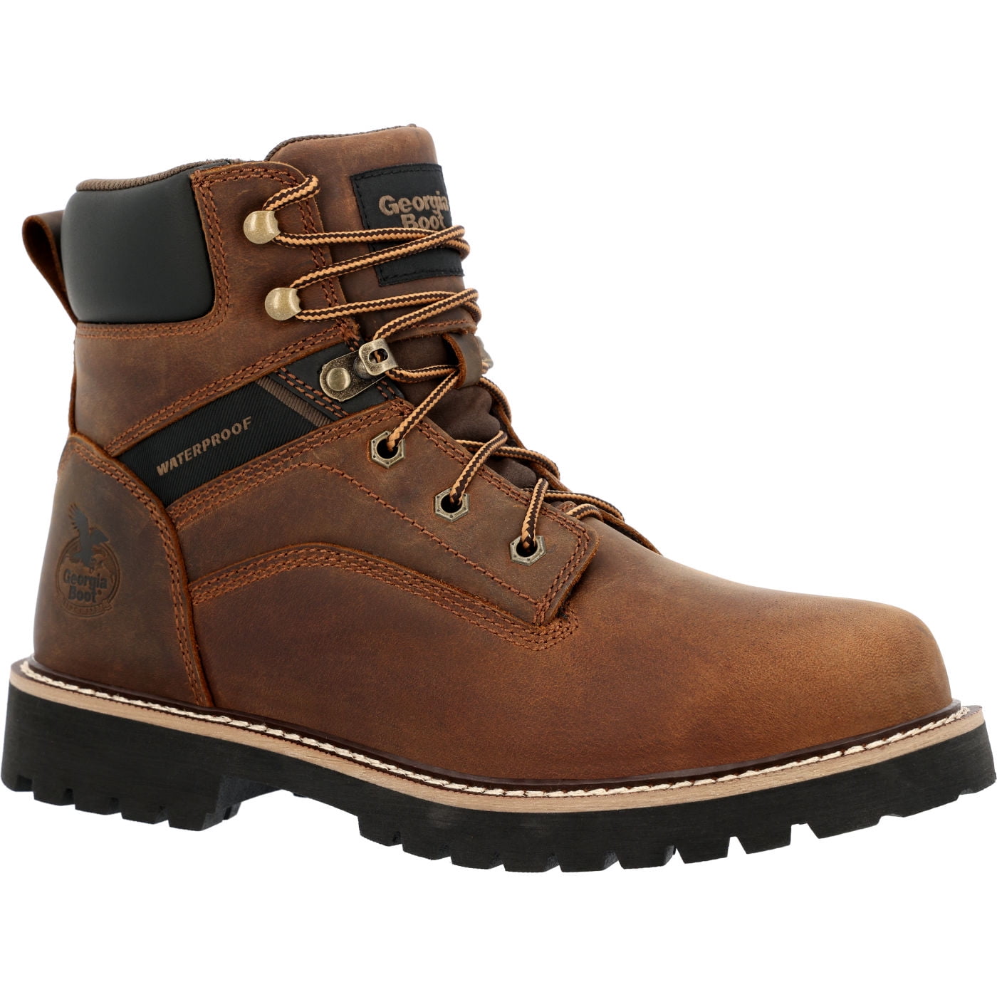Georgia Boot Men s Core 37 Waterproof Work Boot Size 14 W Walmart