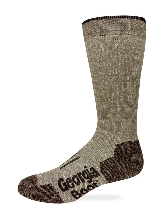 Georgia Boot Mens Heavyweight 90% Merino Wool Mid Calf Boot Socks 1 Pair Pack