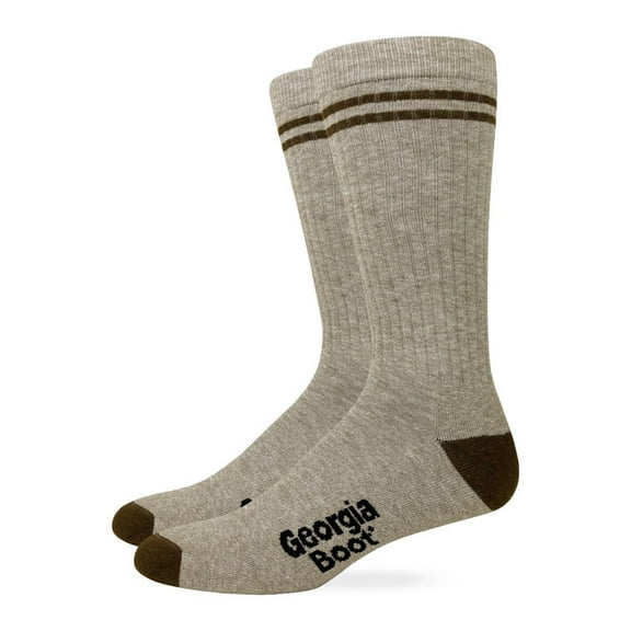 Georgia Boot Mens Ultra Dri Lightweight Mid Calf Socks 2 Pair Pack