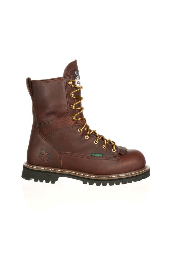 Steel Toe Waterproof Lace-To-Toe Work Boot