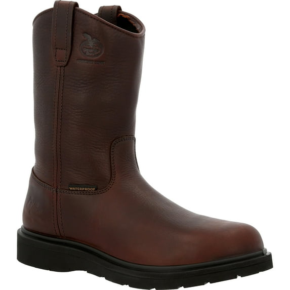 Georgia Boot Suspension Wedge Waterproof Pull On Size 12(W)