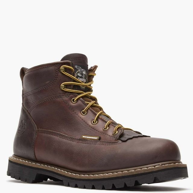 Georgia Boot Waterproof Lace-To-Toe Work Boot