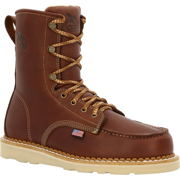 Georgia Boot Wedge Moc Toe Work Boot Size 10(W)