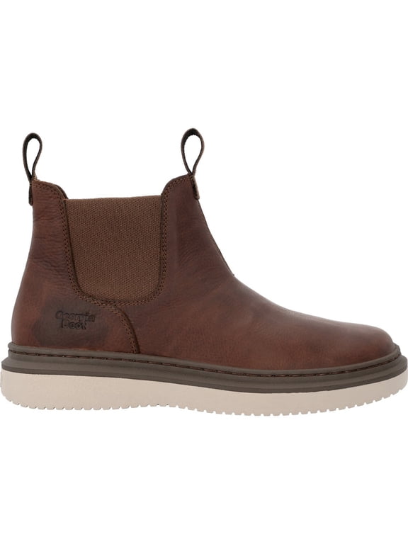 Wedge Superlyte Chelsea Work Boot, Brown, Size 12(W)