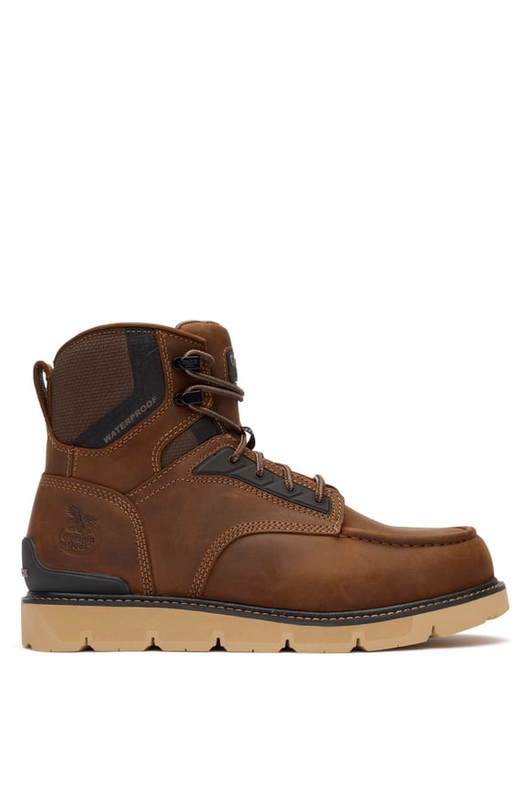Men's 6" Carbon Flex Wedge Waterproof Moc-Toe Work Boot