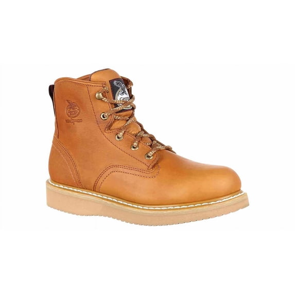 Georgia Boots Wedge Soft Toe Work Boot | G6152 Brown