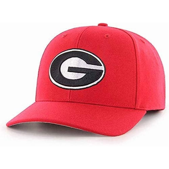 Georgia Brand New Classic Style Fitted Baseball Cap Medium Hat, Official Bulldogs Logo/Colors, Embroidered Logo