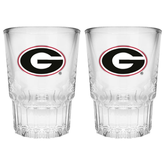 Georgia Bulldogs 2-Piece Prism Shot Glass Set